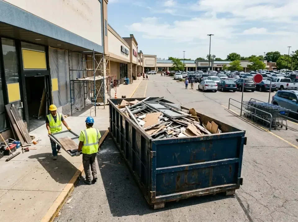 retail-store-renovation-debris-003 — frequently asked questions, Roll-off Dumpster Rentals in Cascades, VA
